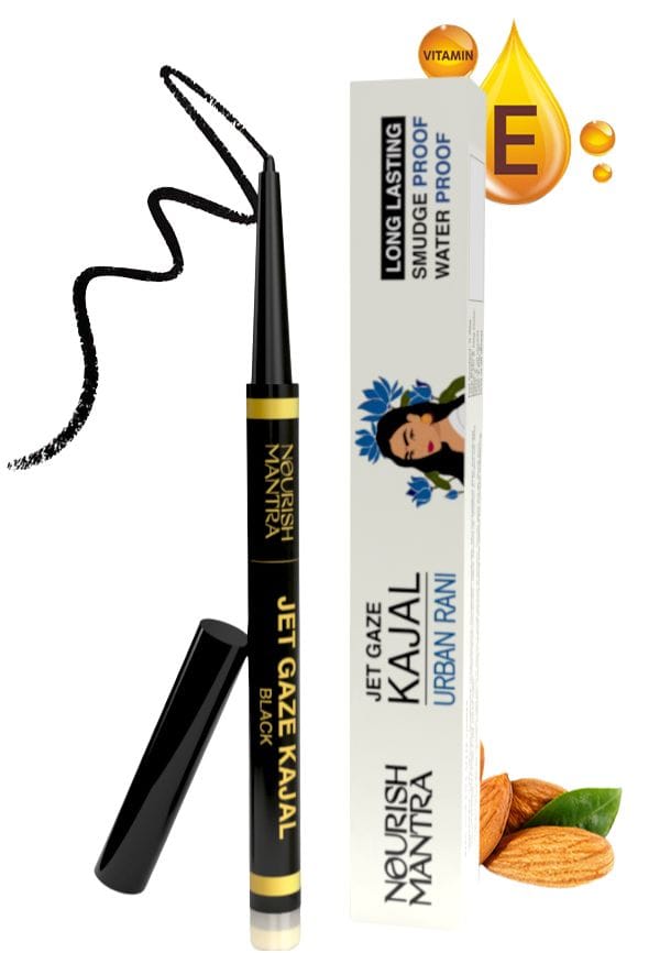 Jet Gaze Kajal Urban Rani-Black with Rich Waterproof Pigment - 0.35 gm Jet Gaze Kajal Urban Rani-Black with Rich Waterproof Pigment - 0.35 gm