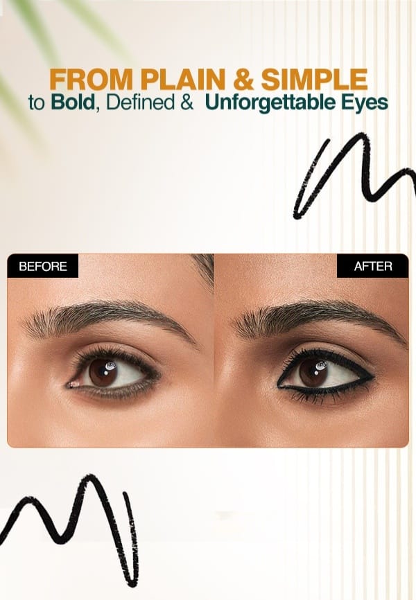 Jet Gaze Kajal Urban Rani-Black with Rich Waterproof Pigment - 0.35 gm – thumbnail 2