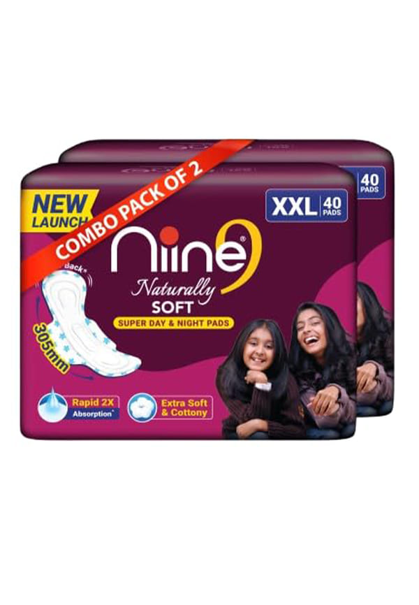 Naturally Soft Day & Night Pads XXL 305MM