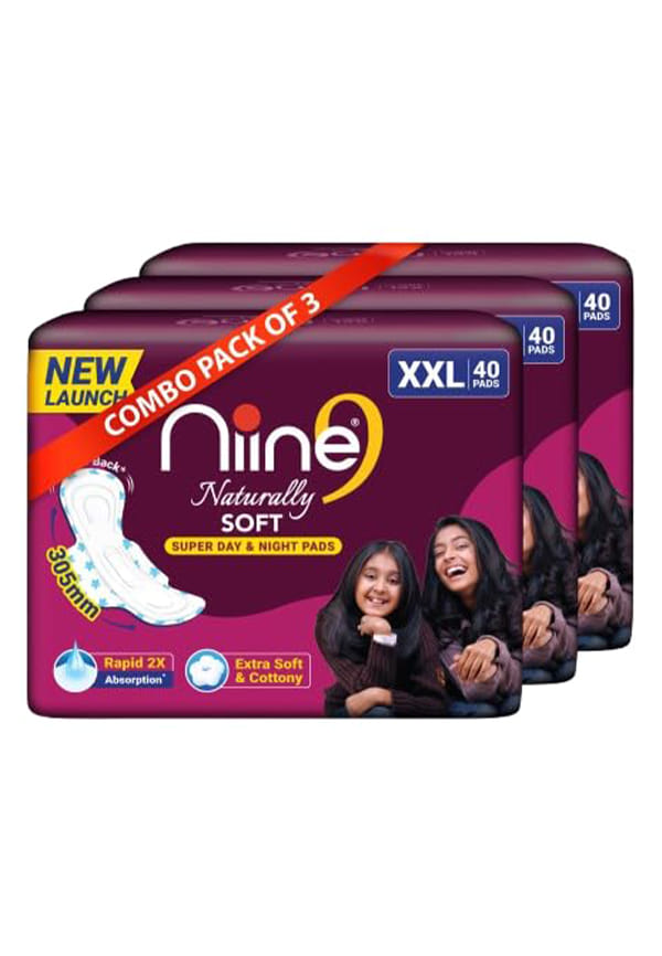 Naturally Soft Day & Night Pads XXL 305MM