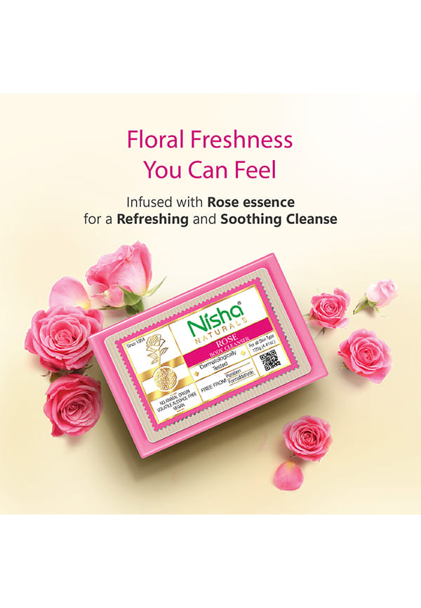 Rose Body Cleansing Soap Bar – thumbnail 2
