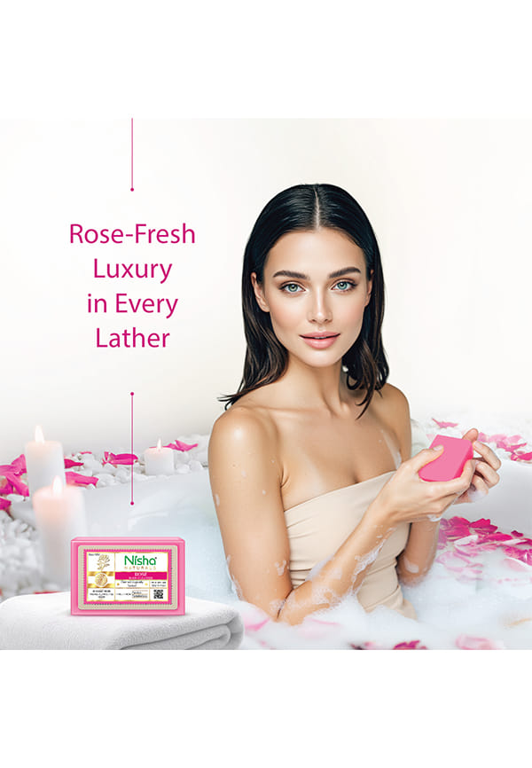 Rose Body Cleansing Soap Bar – thumbnail 3