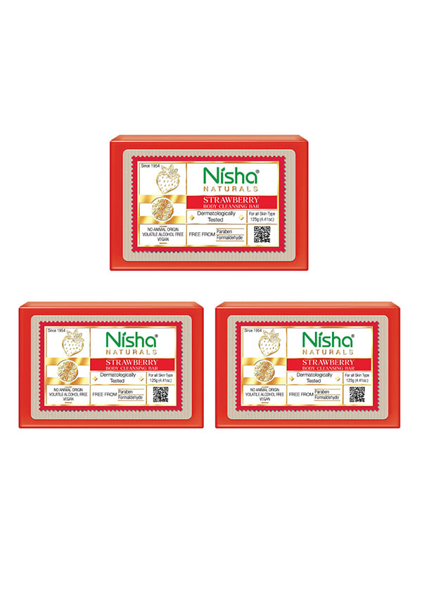 Strawberry Body Cleansing Soap Bar