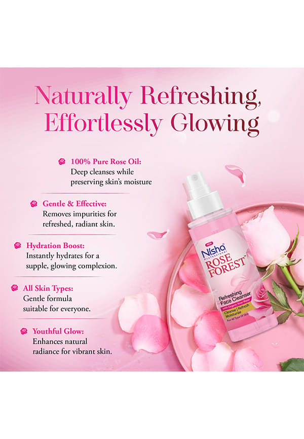 Professional Refreshing Face Cleanser With Organic Rose Water – thumbnail 5