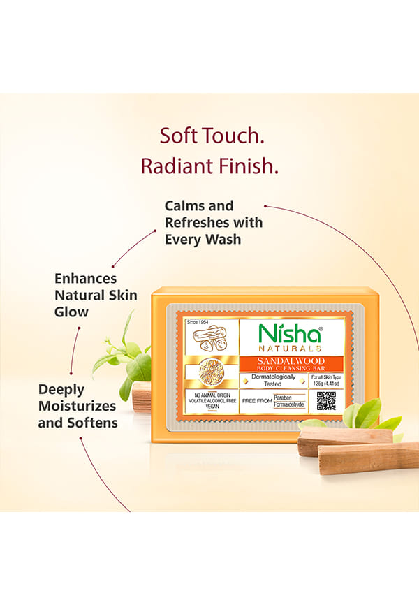 Sandalwood Body Cleansing Soap Bar – thumbnail 3