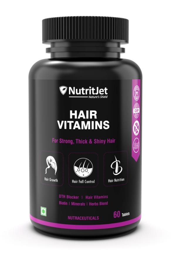 Hair Vitamins With Biotin, 60 Tablets