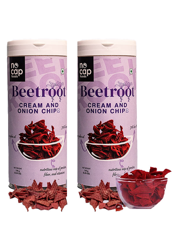 Beetroot Cream & Onion Chips