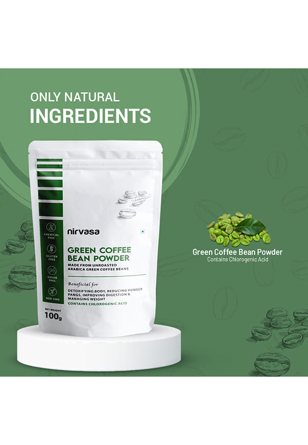 Unroasted Arabica Green Coffee Bean Powder with Chlorogenic Acid – thumbnail 4
