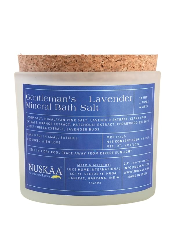Gentleman's Lavender Aromatherapy Bath Salt