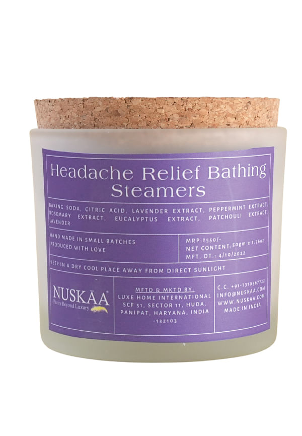 Headache Relief Aromatherapy Shower Steamers