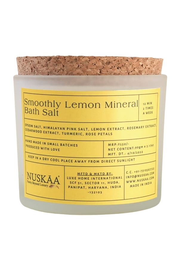Smoothly Lemon Aromatherapy Bath Salt