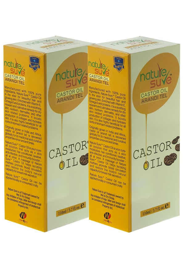 Castor Oil Arandi Tail for Men & Women