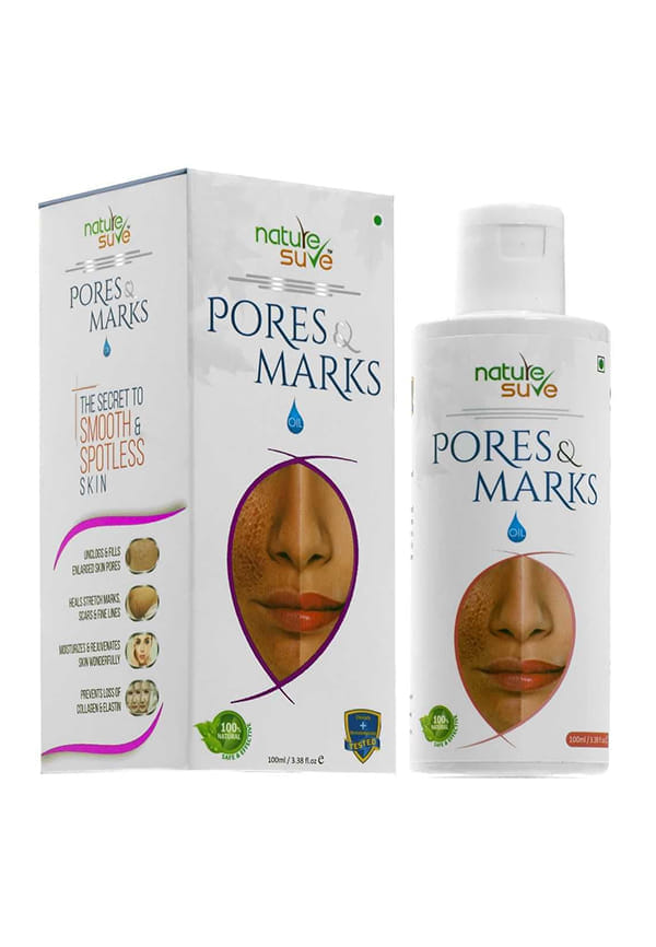 Pores and Marks Oil for Enlarged Pores & Stretch Marks in Men & Women