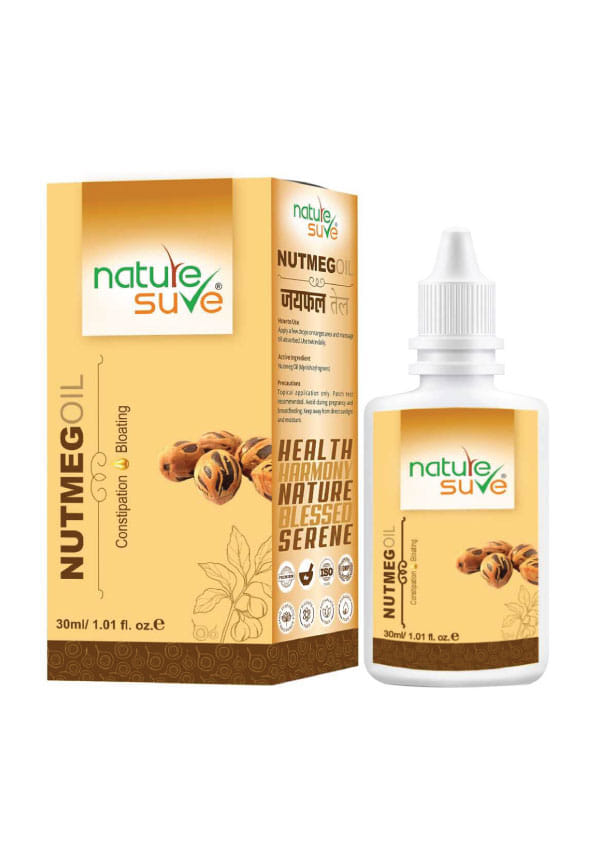 Nutmeg Jaiphal Oil For Bloating & Constipation Nutmeg Jaiphal Oil For Bloating & Constipation