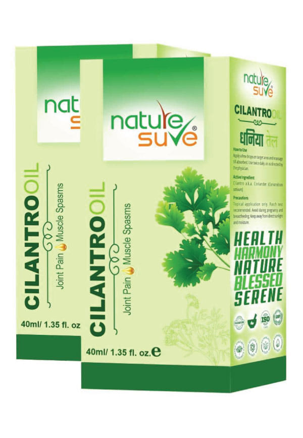 Cilantro Dhania Oil For Joint Pain And Muscle Spasms