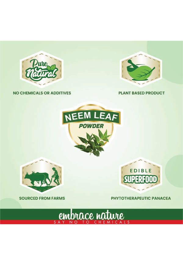 Neem Leaf Powder with Rose Water – thumbnail 3