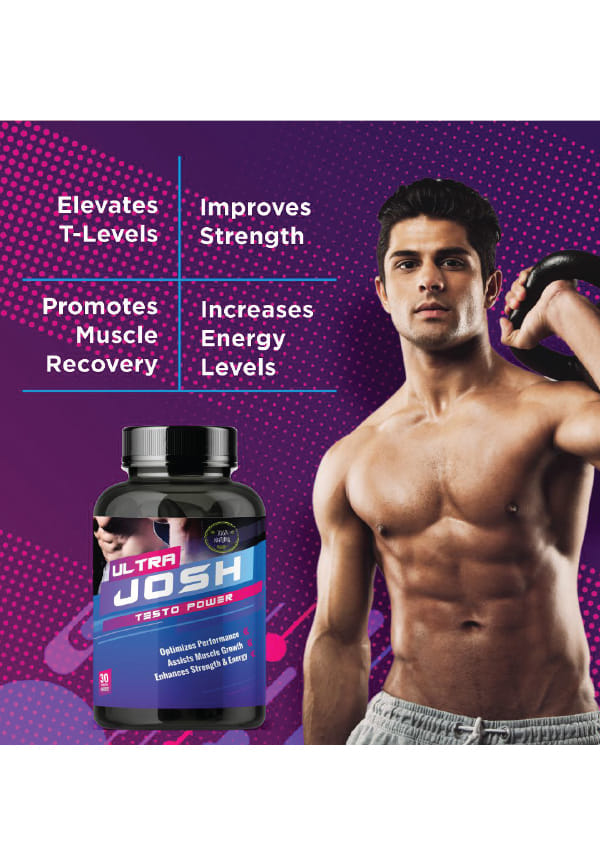 Ultra Josh with Safed mulsi, Ashwagandha & Kounch Beej Testo Supplement Tablets – thumbnail 2