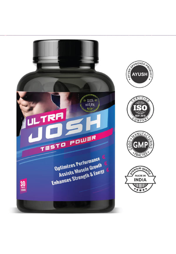 Ultra Josh with Safed mulsi, Ashwagandha & Kounch Beej Testo Supplement Tablets – thumbnail 5