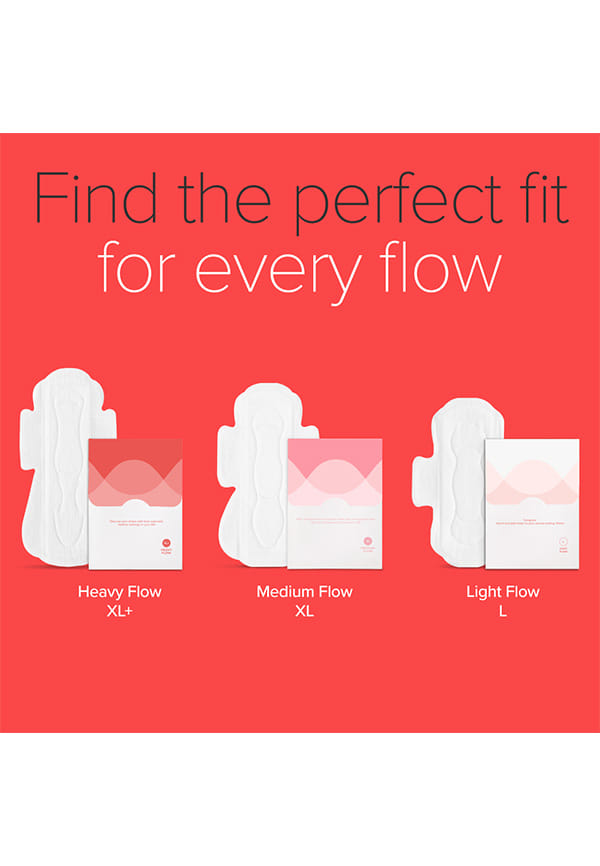 Nua Complete Comfort (12XL) Medium Flow With Disposal Covers Sanitary Pad – thumbnail 4