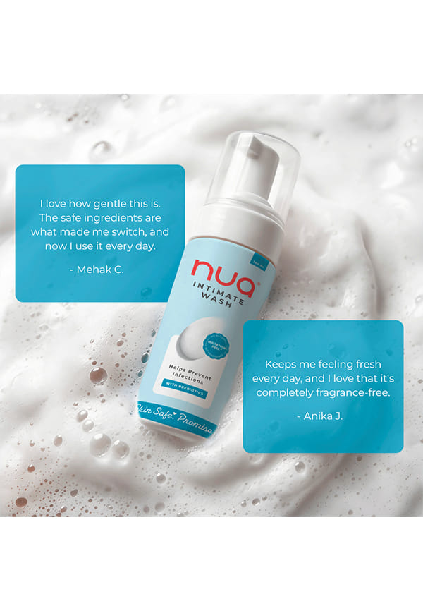 Nua Foaming Intimate Wash with Aloe Vera + Lactic Acid, 100ml – thumbnail 8