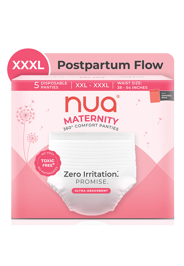 Nua Ultra-Safe Maternity Panties XXL-XXXL (38-54 INCHES)