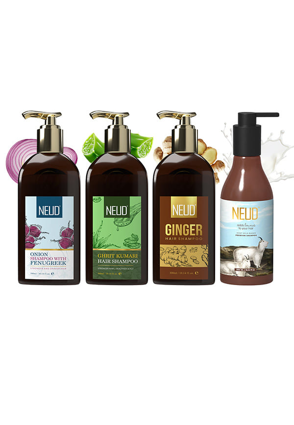 Shampoo Combo – Onion, Ginger, Goat Milk & Ghrit Kumari