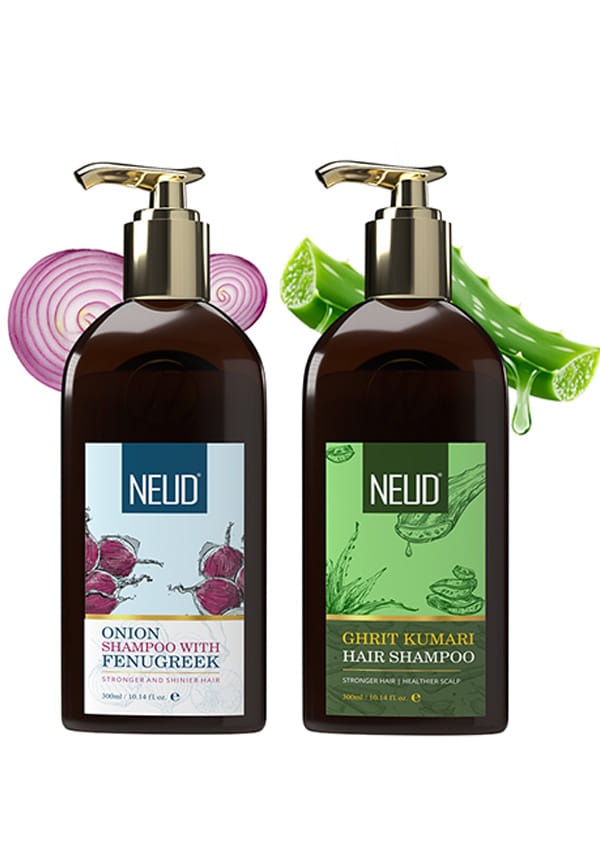 Combo Pack of 2 Shampoo - Onion Hair Shampoo & Growth and Aloe Vera(Ghritkumari) Shampoo