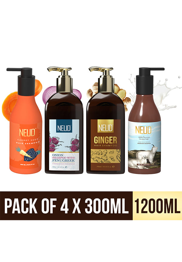 Nourishing Shampoo Combo – Onion with Fenugreek, Ginger, Goat Milk & Carrot Seed – thumbnail 2