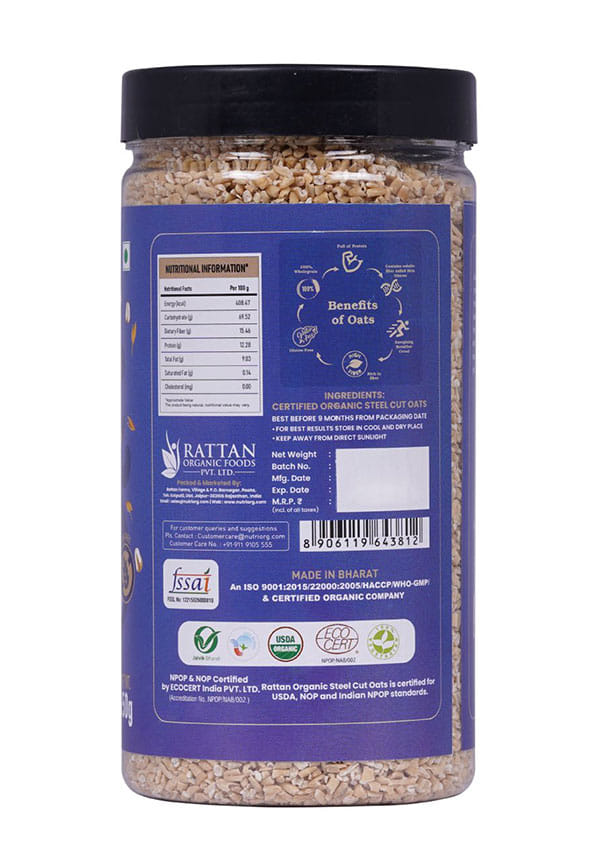 Certified Organic Steelcut Oats – thumbnail 2