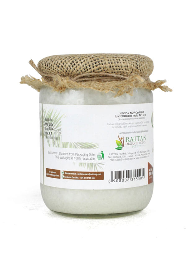 Organic Extra Virgin Coconut Oil – thumbnail 2