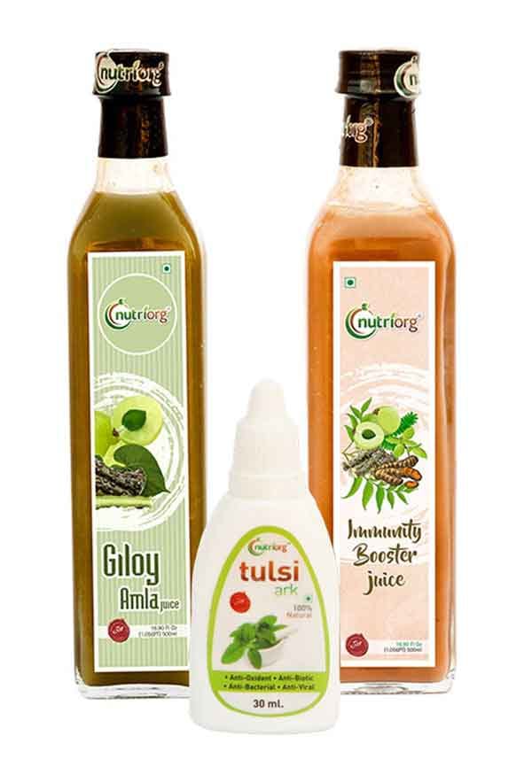 Giloy Amla Juice, Immunity Booster Juice & Tulsi Ark