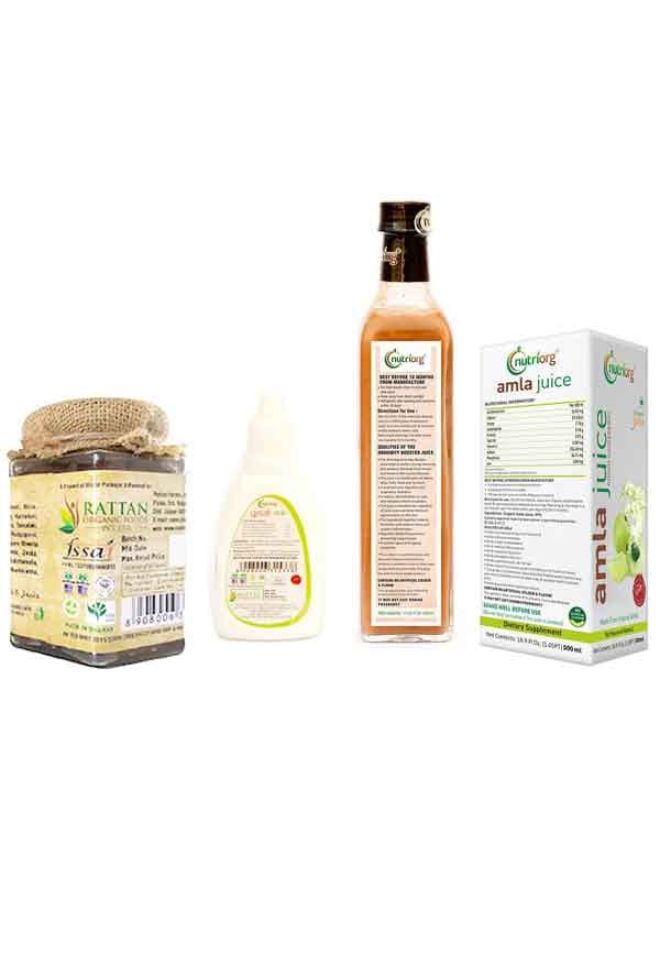 Amla Juice, Immunity Booster, Tulsi Ark & Vedic Chyawanprash – thumbnail 2
