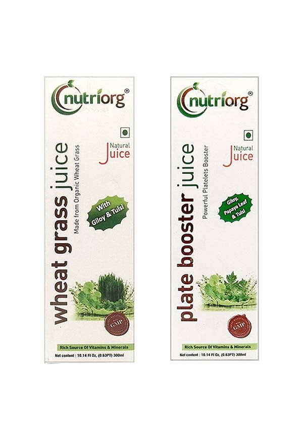 Wheatgrass Juice & Platebooster Juice