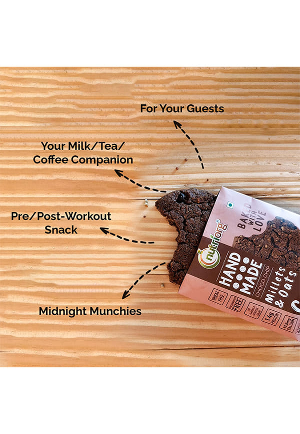 Oats & Millet Cookies Choco Chips Flavor – thumbnail 3