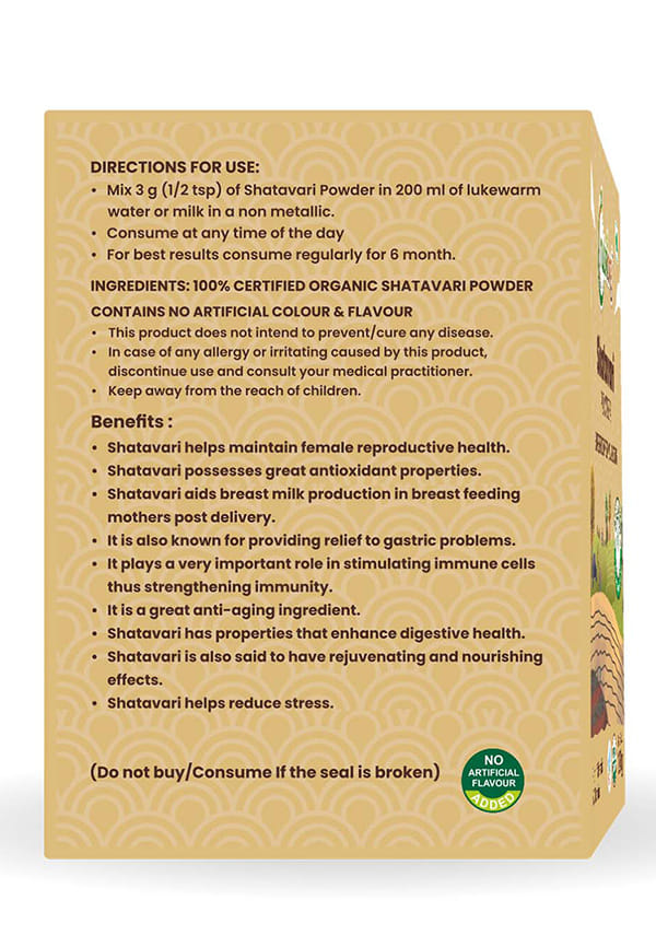 Certified Organic Shatavari Powder – thumbnail 3