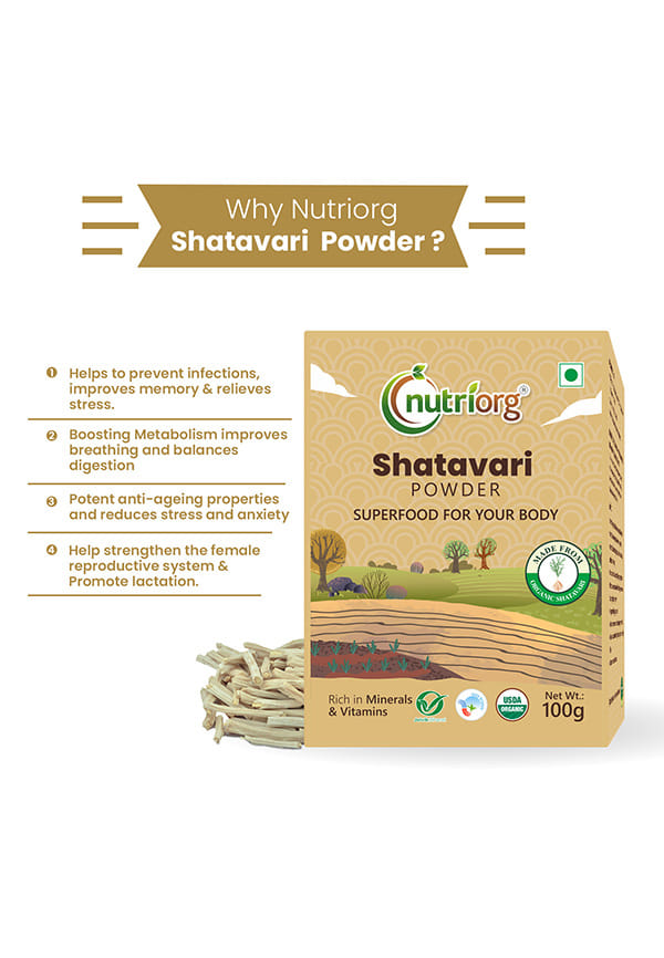 Certified Organic Shatavari Powder – thumbnail 4