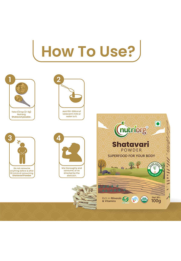 Certified Organic Shatavari Powder – thumbnail 5