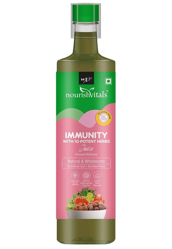 Immunity Juice - A Natural Immunity Booster With 10 Potent Herbs | Natural & Wholesome | No Added Sugar, 500ml
