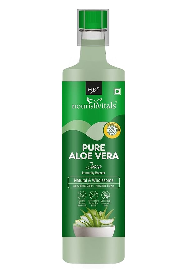 Pure Aloe Vera Juice - 500ml - Supports Healthy Skin + An Immunity Booster | Natural & Wholesome | No Added Sugar, 500ml