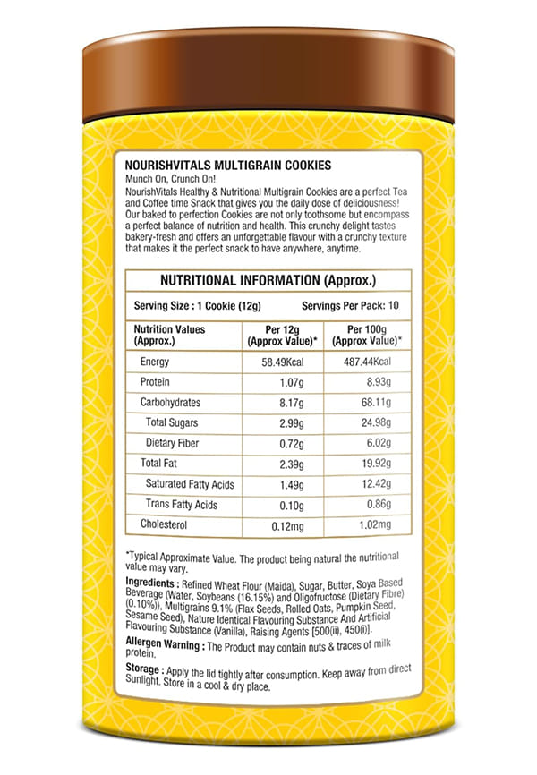 Cocount Cookies + Multigrain Cookies, Heavenly Bites, Source of Protein, Crunchy Delights, Genius Snack – thumbnail 2