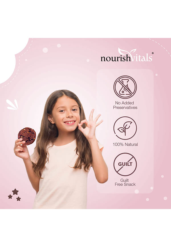 Dark Chocochip Chocolate Cookies, Heavenly Bites, Source of Protein, Crunchy Delights, Genius Snack – thumbnail 5