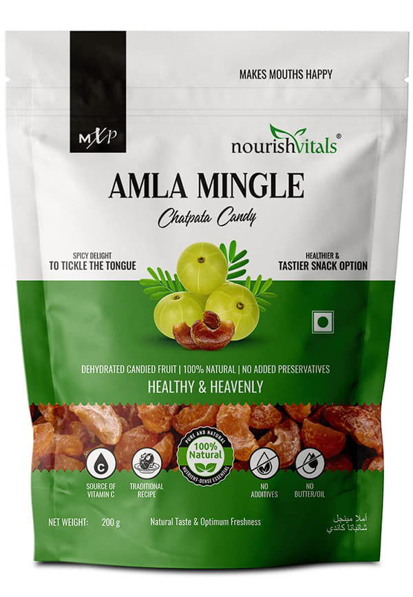 Healthy Munching Combo | Amla Fruit Dried Candy + Chatpata Amla Mingle Candy – thumbnail 3
