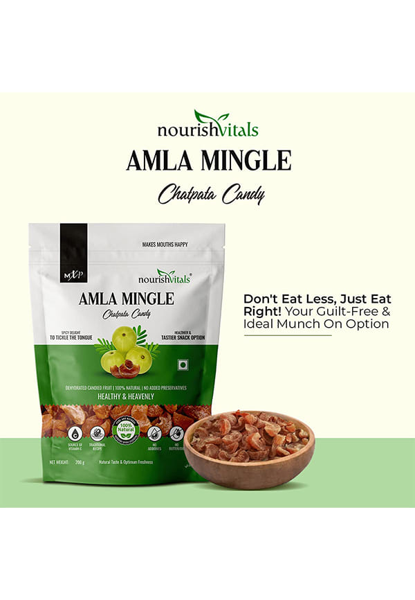 Healthy Munching Combo | Amla Fruit Dried Candy + Chatpata Amla Mingle Candy – thumbnail 5
