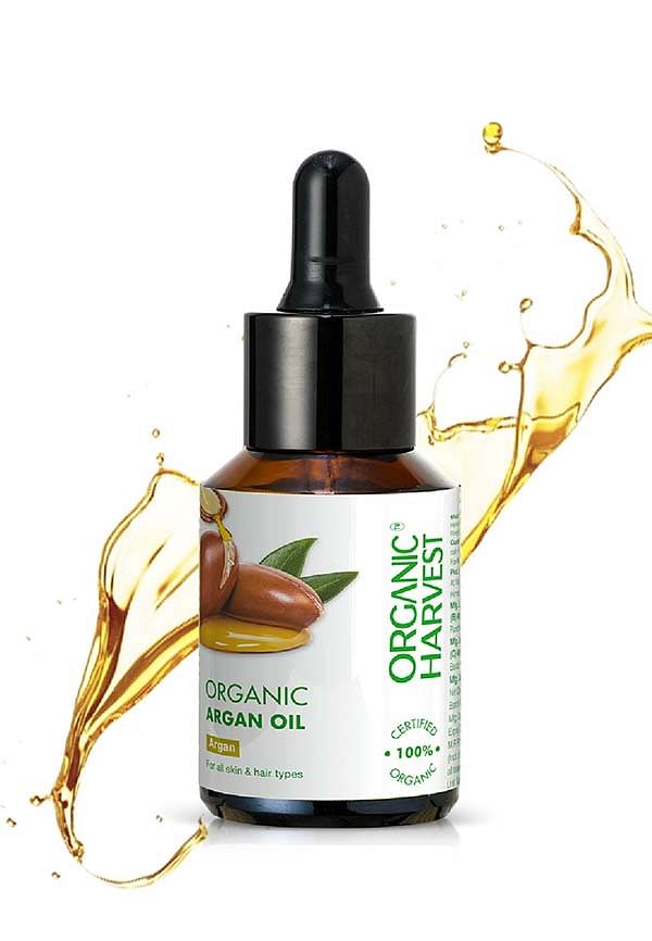 Cold Pressed Argan Oil of Morocco For Non-Sticky & Healthy Hair with Comb Applicator