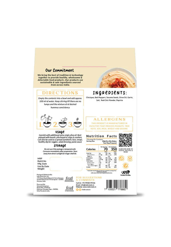 Roasted Bell Pepper Hummus – thumbnail 4