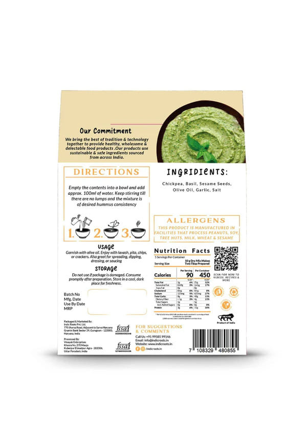 Basil Hummus – thumbnail 3