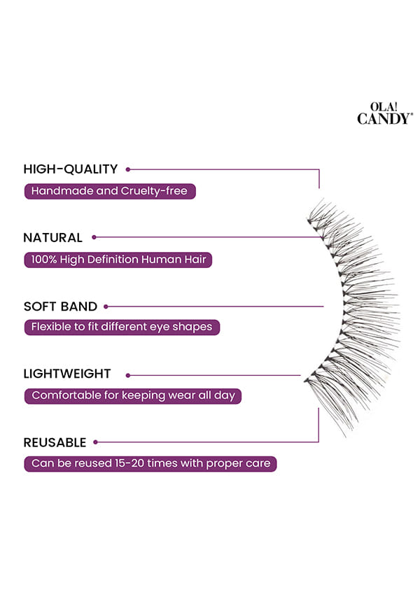 217 Starlit Human Hair False Lash – thumbnail 2