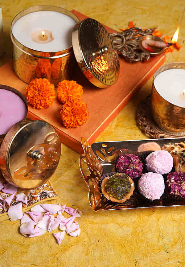 Raatrani And Mint Luxury Copper Candle - L – thumbnail 2
