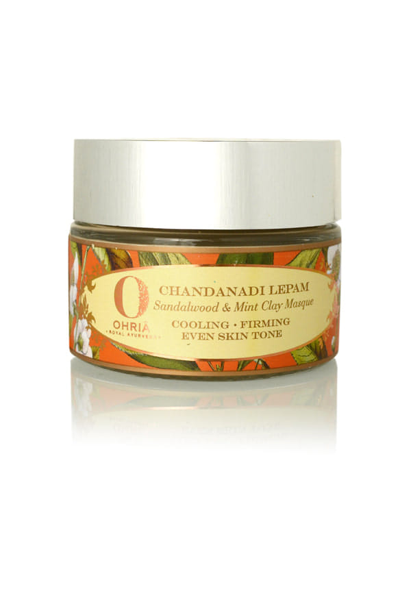 Sandalwood & Mint Clay Masque Chandanadi Lepam