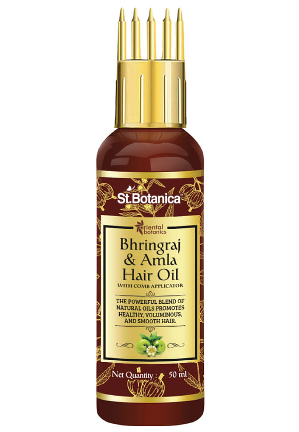 Bhringraj & Amla Hair Oil  Strengthens & Nourishes Hair